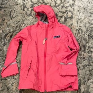 Girls Patagonia rain jacket